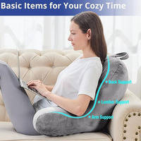 Coussin de tête de lit en soie glacée, oreiller moelleux grand format pour le dos, idéal pour le téléphone, dortoir, bureau, canapé, support lombaire