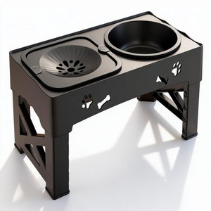 Ciotola Multifunzionale 3 in 1 in Acciaio Inox Resistente con Design a Doppia Ciotola, Mangiatoia Lenta per Cani, <span class=keywords><strong>Gatti</strong></span> e Piccoli Animali - Product Image 2