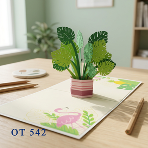 Papel Decorativo Floral Hecho a Mano, Diseño de Hojas Tropicales, Impresión Offset, Origen Hanoi, para Bodas, San Valentín, Personalizado - Product Image 4