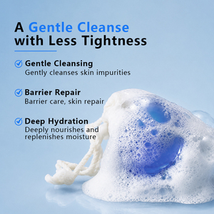 Private Label GHK-Cu <strong>Blue</strong> Copper Peptide Jelly <strong>Soap</strong> Barrier Repair Rejuvenating Cleansing <strong>Soap</strong> 100g OEM/ODM High Potency PH - Product Image 3