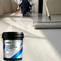 Pelapis Lantai Epoxy Pasir Berwarna Self-Leveling Tekstur Marmer Granit Anti-Debu Mudah Dibersihkan Mall Showroom Cleanroom ESD