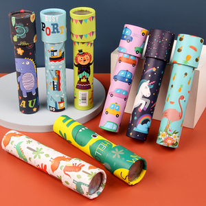 थोक मज़ेदार बच्चे जादू कागज रंगीन कार्टून कलाईडोस्कोप बच्चों खिलौना कलईडोस्कोप - Product Image 5