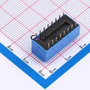 DSDP-08-B DIP Switch Through hole Component (THT) Switch Piano Key 8 2.54mm Blue - Product Image 2