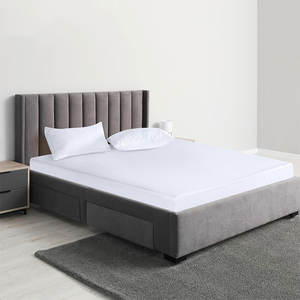 Ademende Getailleerde Stijl Premium Badstof Matrashoes 200 Gsm Waterdichte Matrasbeschermer Met Rekbare Zakken - Product Image 1