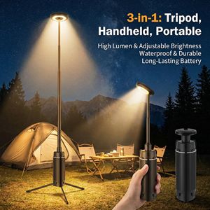 Top Ranking portatile all'aperto solare di emergenza a Led ricaricabile pieghevole lampada palo campeggio lanterna per l'escursionismo - Product Image 5