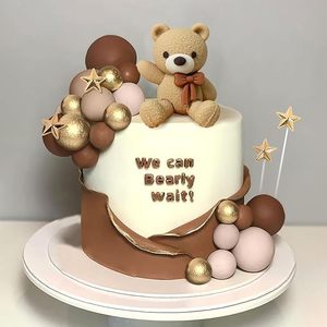 26 Pezzi Topper <span class=keywords><strong>per</strong></span> Cupcake a Forma di Orso, Riutilizzabili e di Lusso, <span class=keywords><strong>per</strong></span> Decorazione <span class=keywords><strong>Torte</strong></span> di Compleanno - Product Image 4