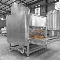 Plumeuse de poulet automatique ZB 500bph Abattoir de volaille Équipement de plumage de volaille