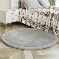 Tapis de jeu pour enfants en velours corail moderne, épais, en mousse à mémoire de forme, antidérapant, pour salon, chambre à coucher, décoration