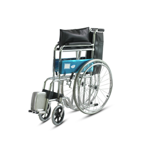 Fauteuil roulant pliable portable à cadre électrolytique à bas prix <span class=keywords><strong>pour</strong></span> personnes handicapées, personnes âgées, rééducation - Product Image 3