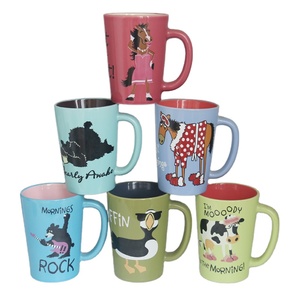 Tazas de Cerámica con Dibujos Animados Personalizadas, Lindas Tazas de Cerámica para Leche y Desayuno, Tazas de <span class=keywords><strong>Porcelana</strong></span> - Product Image 6
