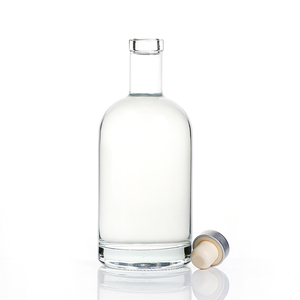 <span class=keywords><strong>100ml</strong></span> 200ml 375ml 500ml 750ml 1000ml rõ ràng/Mờ rượu Vodka rượu mạnh rượu Whisky chai thủy tinh có cồn với Stopper - Product Image 3