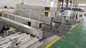 Saluran udara persegi panjang baja tahan karat pipa ventilasi persegi panjang ukuran saluran udara las dapat disesuaikan - Product Image 3