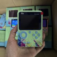 Konsol Game Genggam 500 in 1 MINI Games, Konsol Game Retro Portabel, Layar LCD Warna 3.0 Inch, GameBoy