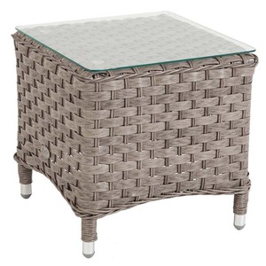Muebles de Exterior de Vidrio Templado Cuadrado al por Mayor para Ocio - Product Image 1