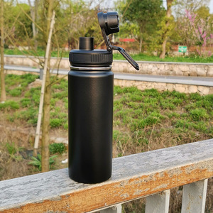 Bình nước thép không gỉ cách nhiệt 32 oz, bình giữ nhiệt hai lớp, chống rò rỉ, giữ đồ uống lạnh trong 24 giờ, giữ nóng - Product Image 4