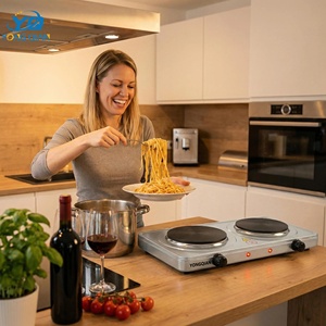 Appareil de cuisine <span class=keywords><strong>électrique</strong></span> de qualité garantie, cuisinière à double brûleur, plaque chauffante <span class=keywords><strong>électrique</strong></span> - Product Image 5