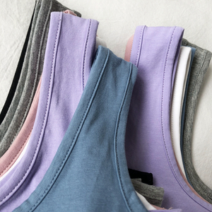 Canotte da <span class=keywords><strong>Donna</strong></span> all'Ingrosso 100% Cotone Vestibilità Ampia Nuovo Design per Top Formali - Product Image 5