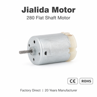 Motor de CC con escobillas JLD 280 de 12V, mini motor de CC para control central de coche, ventilador USB inteligente, motor de bloqueo de barco