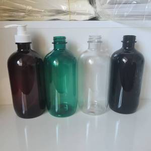 16oz 500ml boş Amber öksürük şurubu PDP-28-400 Normal döner kapaklı şişeler ve folyo contalı hidrokodon ilaç şişesi - Product Image 4