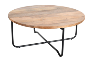 Mango Wood & Metal Modern Nesting <b>Table</b> Set of 2 Eco-Friendly Handmade Nesting <b>Coffee</b> <b>Tables</b> - Product Image 2