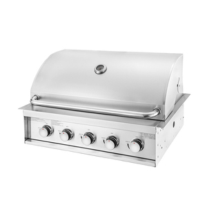 Nuovo Arrivo: Barbecue a Gas da Incasso a 5 Bruciatori in Acciaio per Cucina Esterna e Interna, con Funzione Affumicatore - Product Image 5