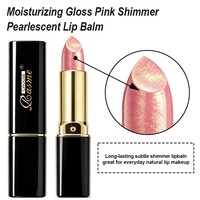 Nouveauté Rouge à Lèvres Scintillant Effet Nacré Haute Pigmentation Longue Tenue Lisse Crémeux Minéral Végétalien Hydratant Quotidien Maquillage des Lèvres