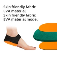 Coussinets de talon en EVA mis à jour, indéformables, respirants, en tissu doux pour la peau, antidérapants, absorbant les chocs, soulageant la douleur