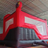 Château gonflable 3D Iron Man avec toboggan pour la location