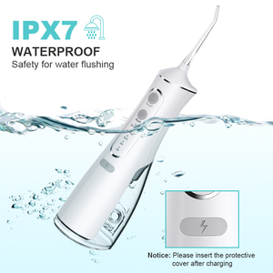 Limpiador de dientes de hilo dental profesional 300ml IPX7 impermeable USB recargable portátil chorro Dental irrigador Oral hilo de agua - Product Image 3