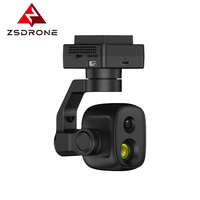 Caméra à cardan ZSDRONE 4K, construction métallique, télécommande sans fil, suivi du visage, module vidéo stabilisé, zoom optique 30x, 540°