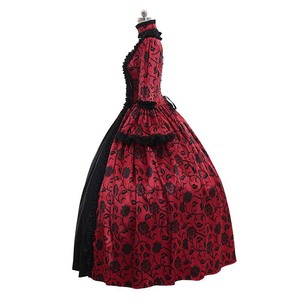 Mujeres Retro Cosplay Siglo XVIII Largo Medieval <span class=keywords><strong>Renacimiento</strong></span> Retro Vestido 2017 - Product Image 3
