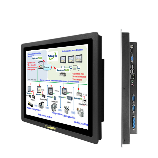 12.1 Inch Aluminum Win 11 System I3 I5 Computer Mini Tablet Pc Fanless Touch Screen All in One Industrial Panel Pc