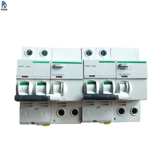 Interruptor Automático Miniatura IC65N 2P C63A, 6kA Curva C, 63A, Protección Contra Sobrecarga y Cortocircuitos, MCB para Distribución de Energía - Product Image 1