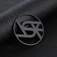 Broches et épingles de créateur de luxe de haute qualité pour femmes, découpées au laser, en métal lavable, pour sacs et vêtements, idéales comme cadeau