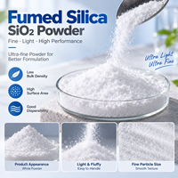 Silice fumée, noir de carbone blanc, poudre de SiO2 8000 Mesh, matière de remplissage haute pureté pour revêtement de caoutchouc, adhésif, encre, prix en vrac