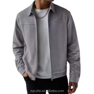 Alta qualità manica <span class=keywords><strong>lunga</strong></span> da uomo calda cerniera felpe <span class=keywords><strong>con</strong></span> cerniera tinta unita Casual da uomo ginnastica giacca <span class=keywords><strong>nera</strong></span> - Product Image 4