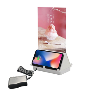 Soporte inalámbrico Cargador de Banco de energía Menú/Escritorio/Restaurante Banco de energía inalámbrico para <span class=keywords><strong>iPhone</strong></span> Batería Teléfono 10000mAh Cargador rápido - Product Image 6