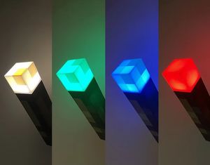 Linterna de 4 colores cambiantes, recargable por USB, luz de pared, juguete de botella que cambia de color, antorcha de pared iluminada, lámpara de noche - Product Image 6