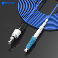 LC/SC/FC/ST kabel Patch optik serat lapis baja Single-mode/dual Core/single Core Anti karat, tarik dan tahan air kabel optik