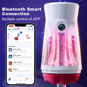 Masturbador Masculino de Garganta Profunda con Vagina Artificial y Funciones Luminosas/Vibradoras, Material ABS+Silicona, Juguete Sexual para Adultos - Product Image 2