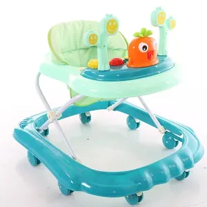 best sell stylish orange smile panda 3n1 support creative steel indoor baby walker with dinning mat in south africa bangladesh