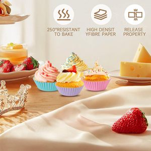 Moules à cupcakes en papier simples, vente en gros d'usine, prix abordable, supports pour cupcakes - Product Image 4