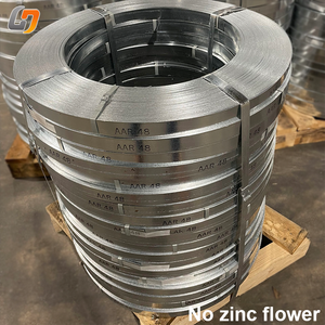 สายรัดเหล็กชุบสังกะสี GI ความหนาของแถบเหล็กชุบสังกะสีแบบจุ่มร้อน0.3-2มม. - Product Image 3