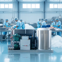 Nouvelle technologie Haiyue 1-10 tonnes – Machine à glace en flocons industrielle pour la production de glace en flocons pour la pêche et les boissons