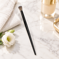 Pinceau de maquillage professionnel KB119 avec fibre de haute qualité de 0,07 mm, virole en aluminium épaissie et manche en bois de qualité supérieure