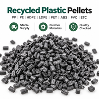 Granulés de plastique recyclé de haute qualité, qualité industrielle, matière première plastique, fabricant, vente en gros en vrac
