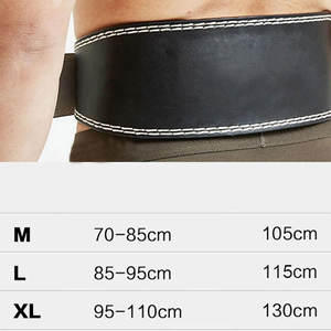 Cinturones de Gimnasio Ajustables, Resistentes, Transpirables y Ligeros de Cuero PU, Soporte Lumbar para Fitness, Protección para Levantamiento de Pesas y Fisicoculturismo - Product Image 2