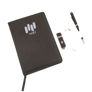 A5 Notebook Gift Set: Custom Business <b>Notepad</b> with USB Drive & Keychain - Premium Corporate Gifts - Product Image 2