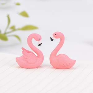 Miniatures élégantes de flamants roses pour décorations paysagères, petits oiseaux roses, ornements de bureau, accessoires de bricolage - Product Image 2