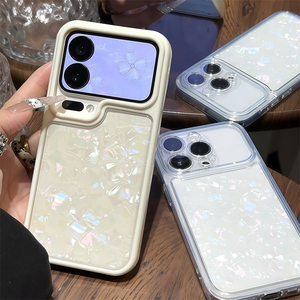 เคสไอโฟน 17 โปรแม็กซ์ สำหรับหัวเว่ย วีโว่ ออปโป้ เสี่ยวหมี่ 15 ดีไซน์หรูหรา ลายเปลือกหอย สีรุ้ง - Product Image 2